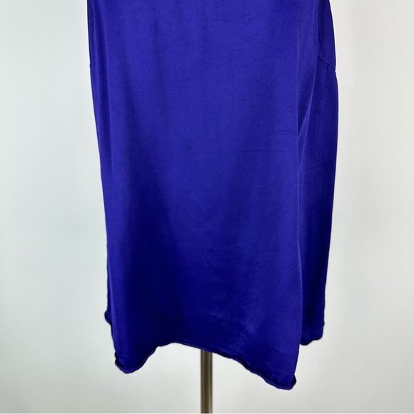 Anthropologie Floreat Purple Velvet Trim Cami Top Size Large - Picture 3 of 12